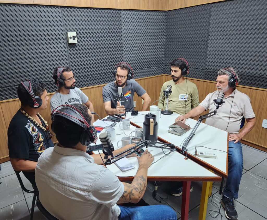 Secretário Guilherme Freitas e coordenador executivo Toninho Borges participaram da gravação de podcast encomendado pela Sociedade Brasileira pelo Progresso da Ciência